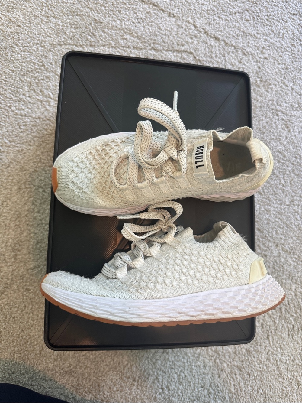 Women’s NOBULL AlldayBreathable Knit Sneakers in Off-White